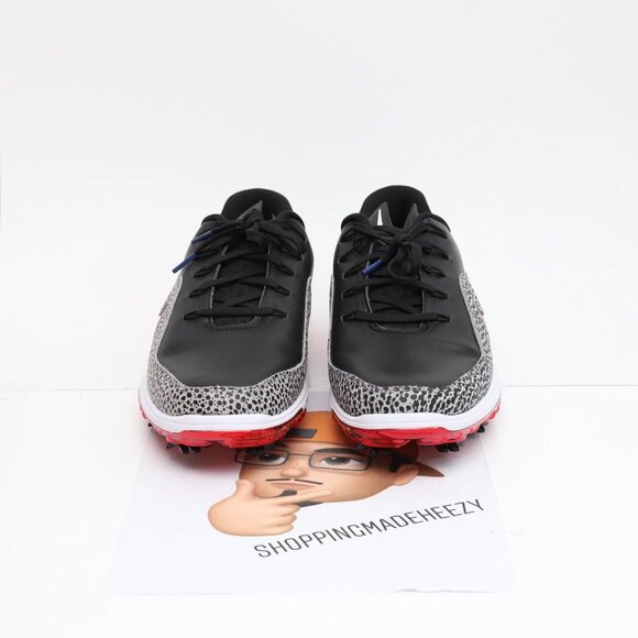 [US 8] NIKE REACT VAPOR 2 NRG Safari Bred Pack Golf Shoes Cleats Black Red - Picture 3 of 6